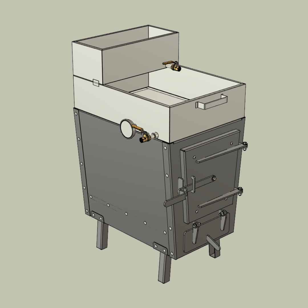 24 x 18" Flat Pan Maple Syrup Evaporator